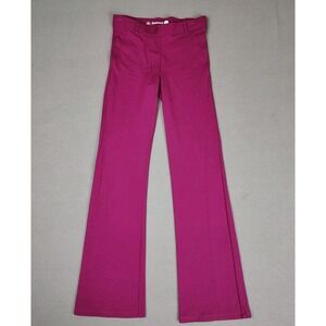 Betabrand Dress Yoga Pants Small Fuchsia Flare Leg Career Casual 31 Inseam
